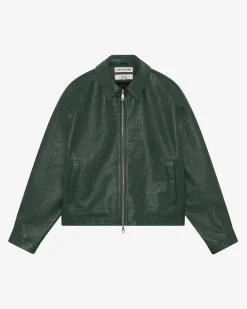 Cole Buxton AKIMBO X CB CROC LEATHER JACKET| Outerwear|Leather
