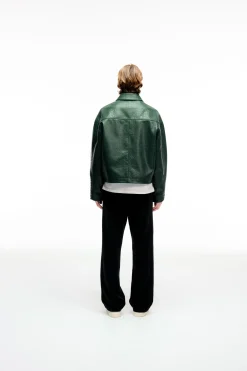 Cole Buxton AKIMBO X CB CROC LEATHER JACKET| Outerwear|Leather