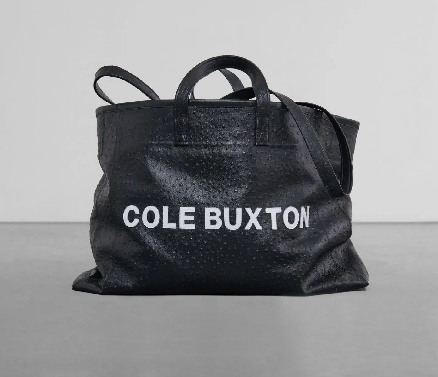 Cole Buxton APPLIQUE LEATHER TOTE BAG| Accessories|Leather