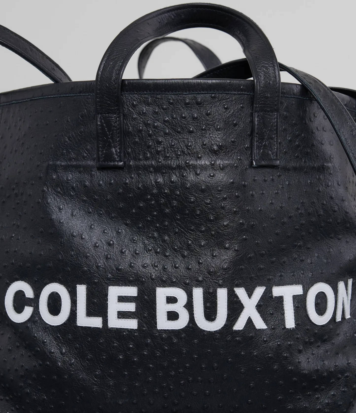 Cole Buxton APPLIQUE LEATHER TOTE BAG| Accessories|Leather