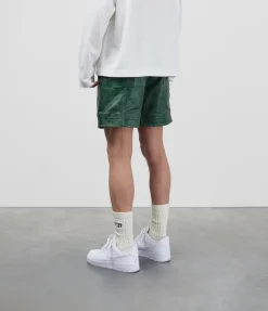 Cole Buxton CB CRACKED LEATHER SHORTS| Shorts