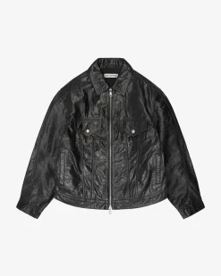 Cole Buxton CB LEATHER TRUCKER| Outerwear|Leather