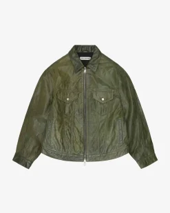 Cole Buxton CB LEATHER TRUCKER| Outerwear|Leather