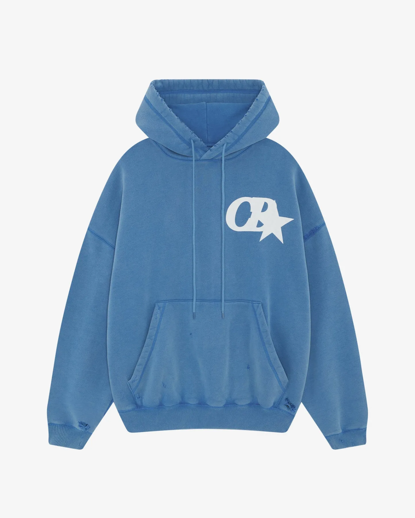 Cole Buxton CB STAR DISTRESSED POCKET HOODIE| Hoodies