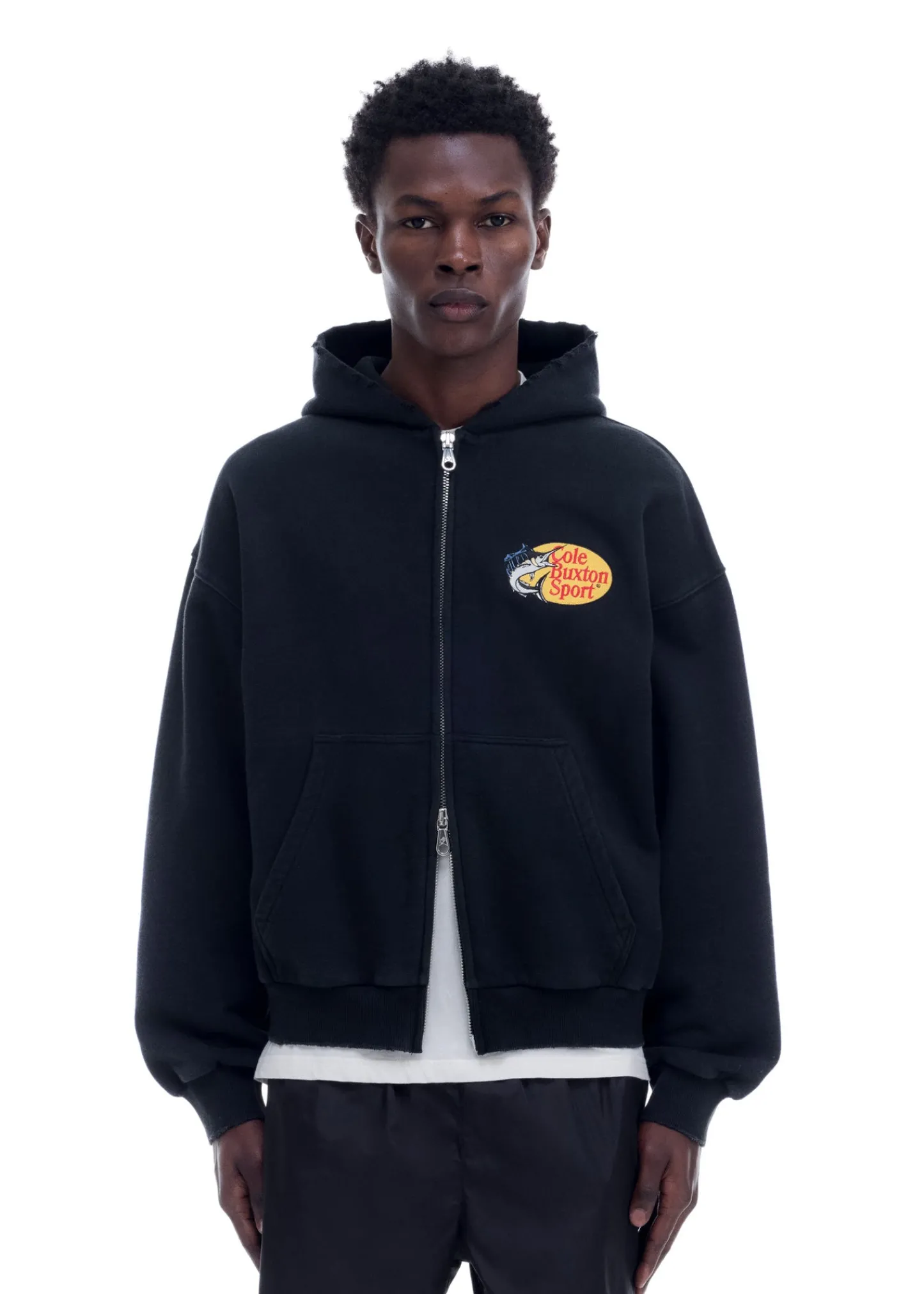 Cole Buxton CBS PATCH ZIPPED HOODIE| Hoodies