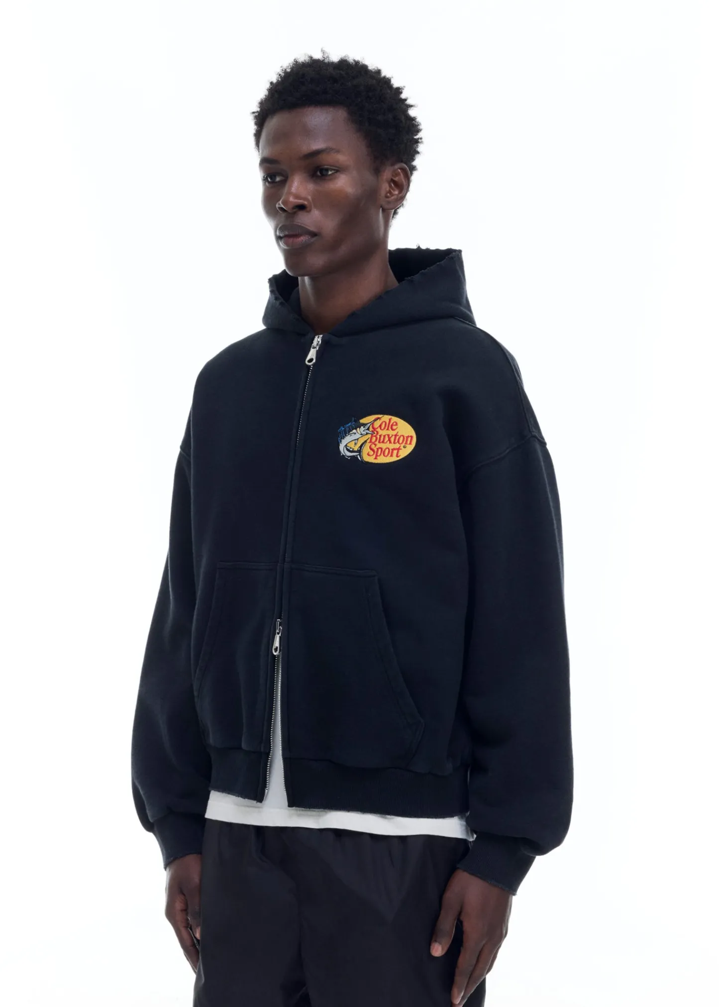 Cole Buxton CBS PATCH ZIPPED HOODIE| Hoodies