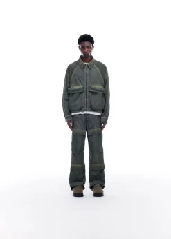 Cole Buxton COLD WASH RAGLAN OVERSHIRT| Outerwear