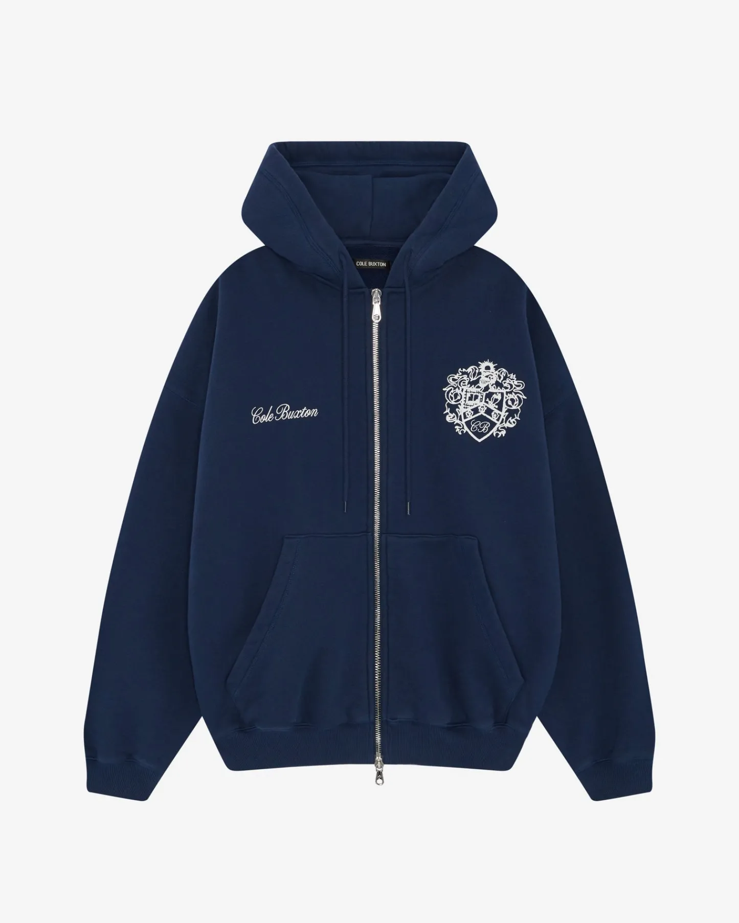 Cole Buxton COLLEGIATE CREST ZIPPED HOODIE| Hoodies