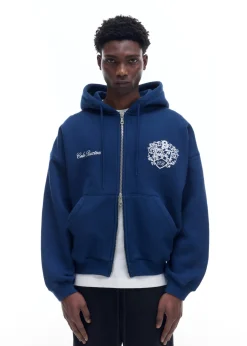 Cole Buxton COLLEGIATE CREST ZIPPED HOODIE| Hoodies