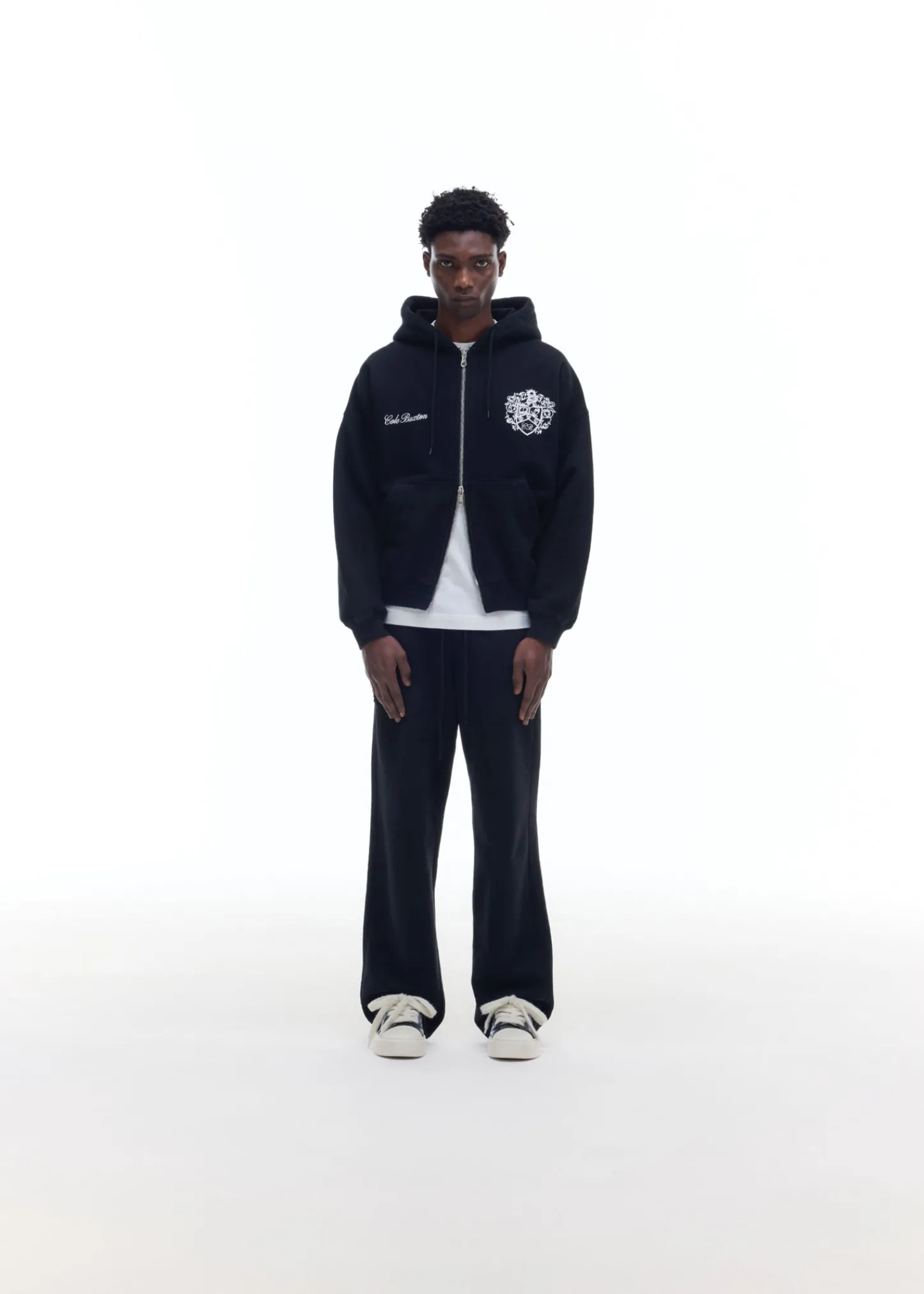 Cole Buxton COLLEGIATE CREST ZIPPED HOODIE| Hoodies