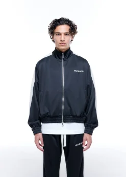 Cole Buxton CONTRAST TAPE TRACK JACKET| Outerwear