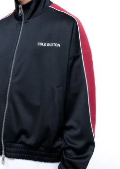 Cole Buxton CONTRAST TAPE TRACK JACKET| Outerwear
