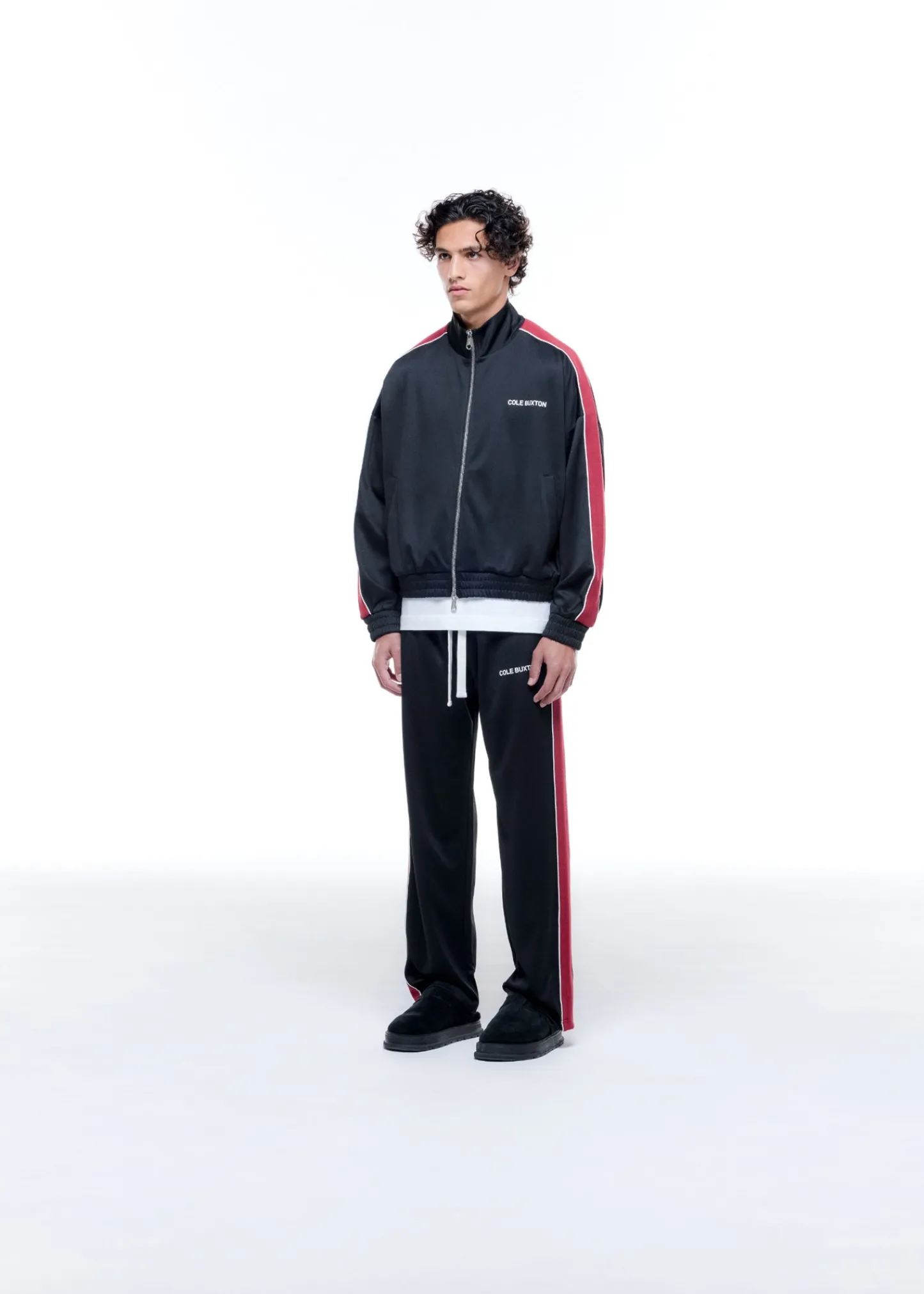 Cole Buxton CONTRAST TAPE TRACK PANT| Pants