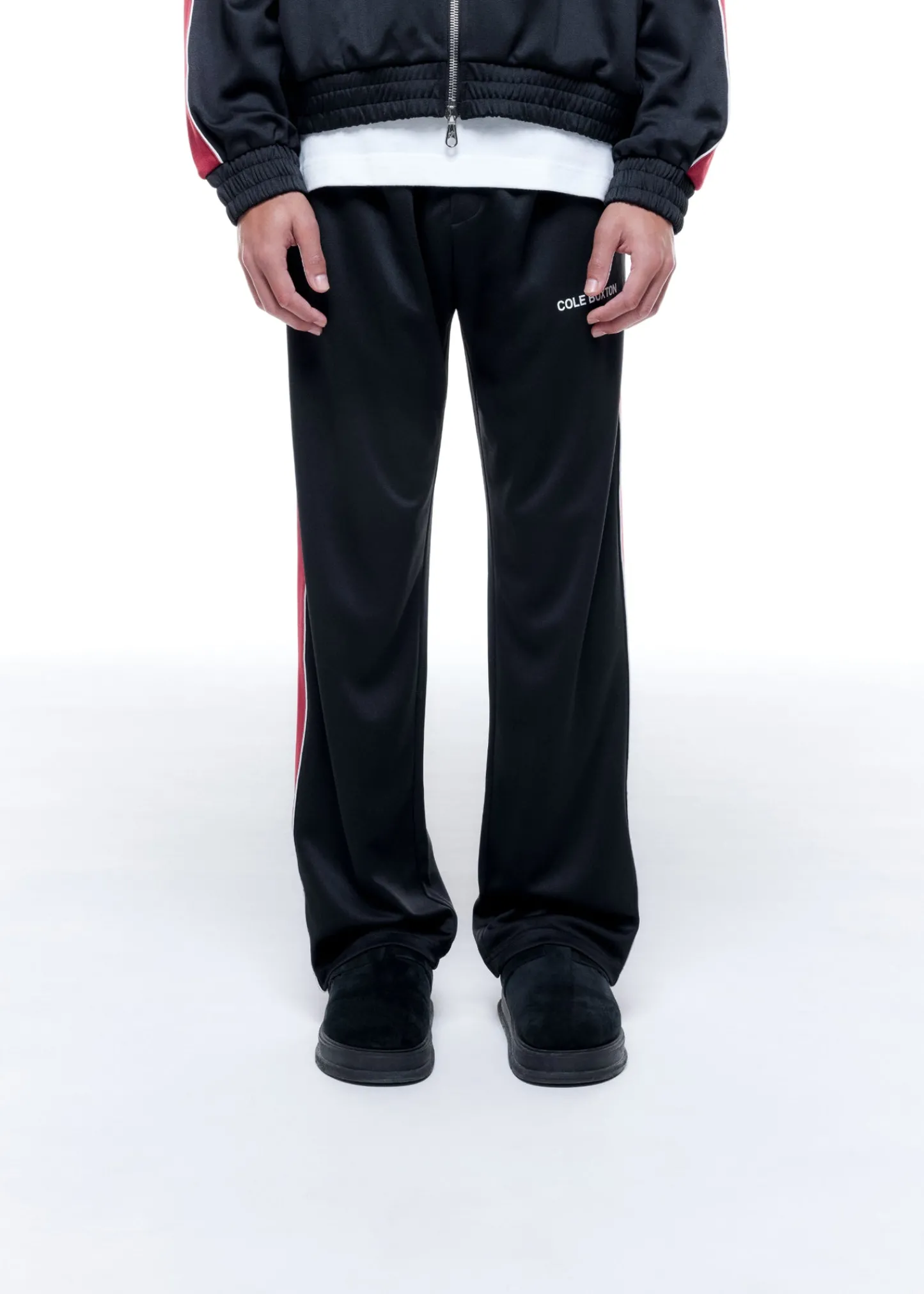 Cole Buxton CONTRAST TAPE TRACK PANT| Pants