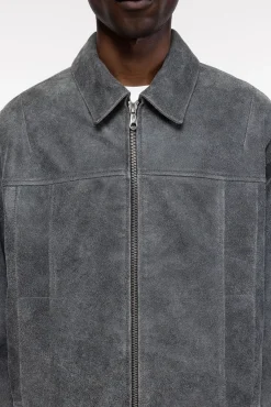Cole Buxton CRACKED LEATHER JACKET| Outerwear|Leather