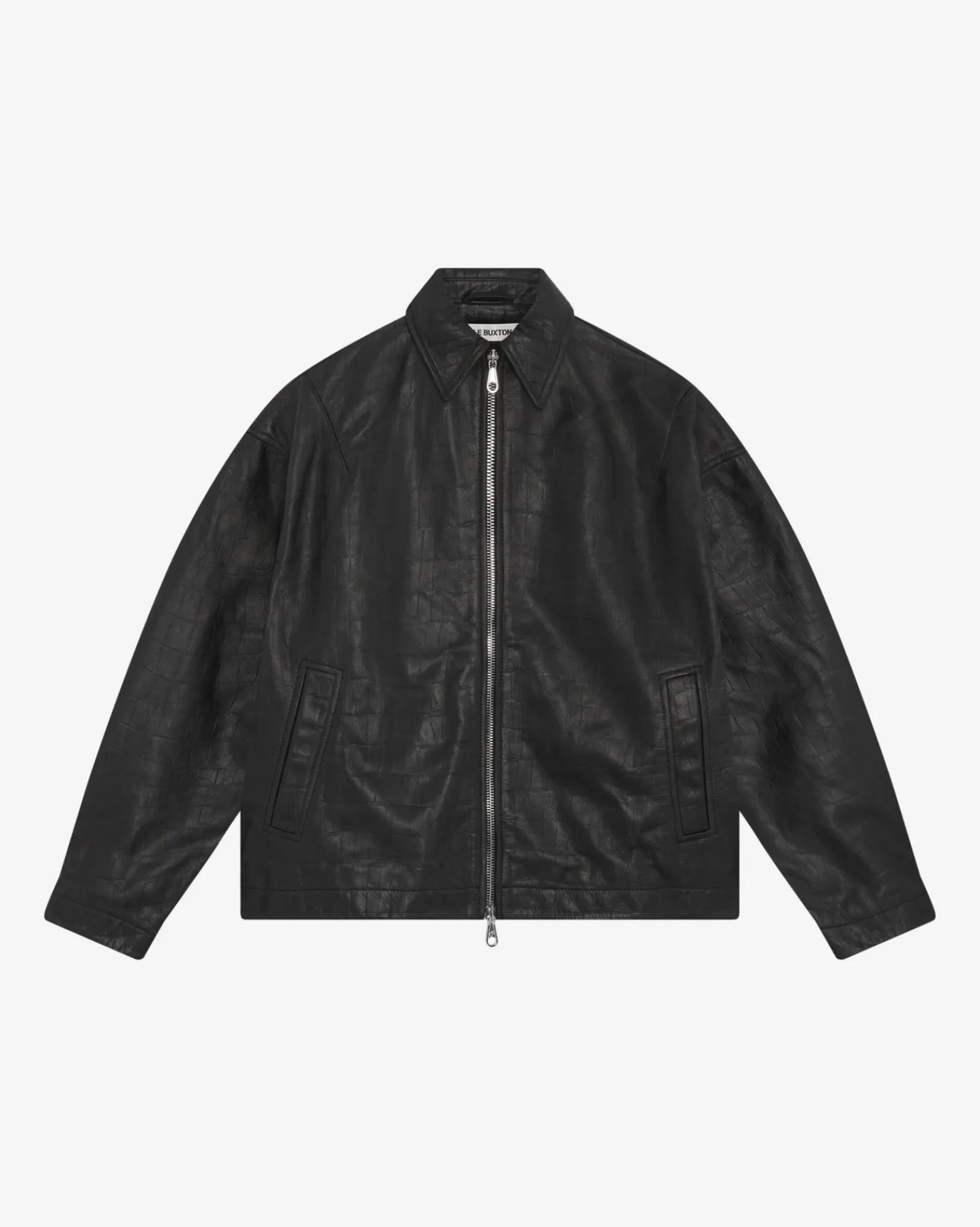 Cole Buxton CROC LEATHER JACKET| Outerwear|Leather