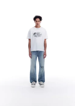 Cole Buxton DISTRESSED CBS T-SHIRT| T-Shirts