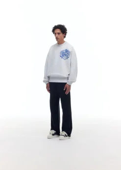 Cole Buxton DISTRESSED COLLEGIATE CREST SWEATSHIRT| Sweatshirts