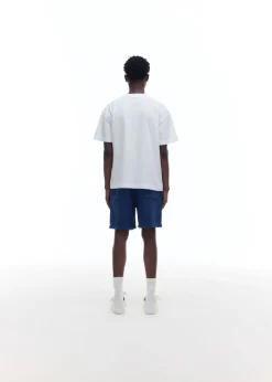 Cole Buxton DISTRESSED COLLEGIATE CREST SHORTS| Shorts
