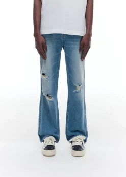 Cole Buxton DISTRESSED FRONT JEANS| Denim
