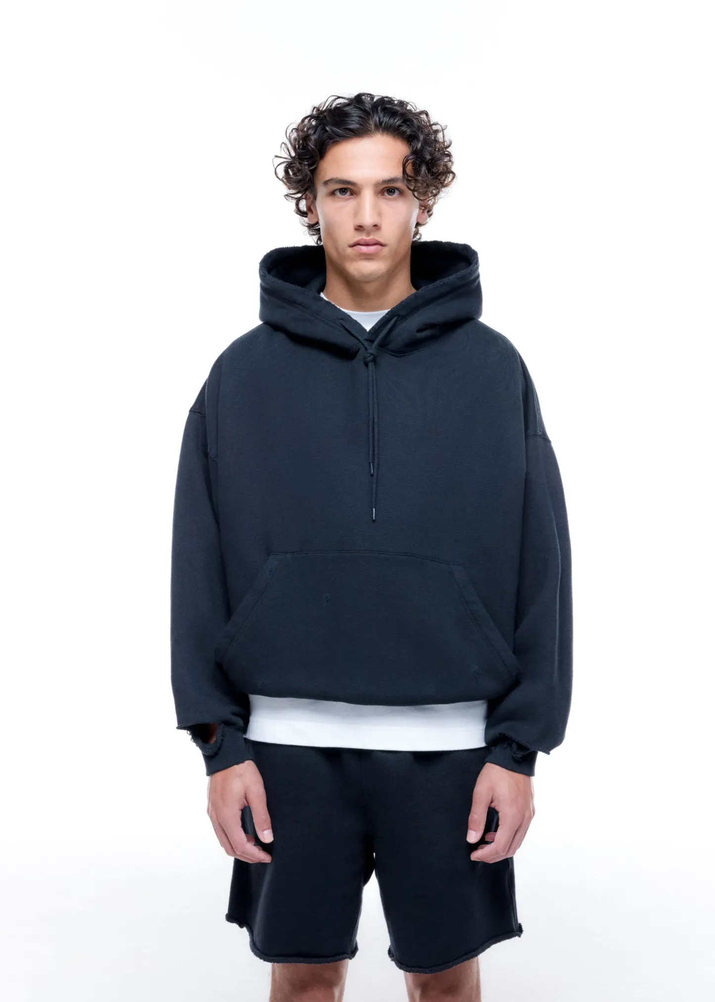 Cole Buxton DISTRESSED POCKET HOODIE| Hoodies
