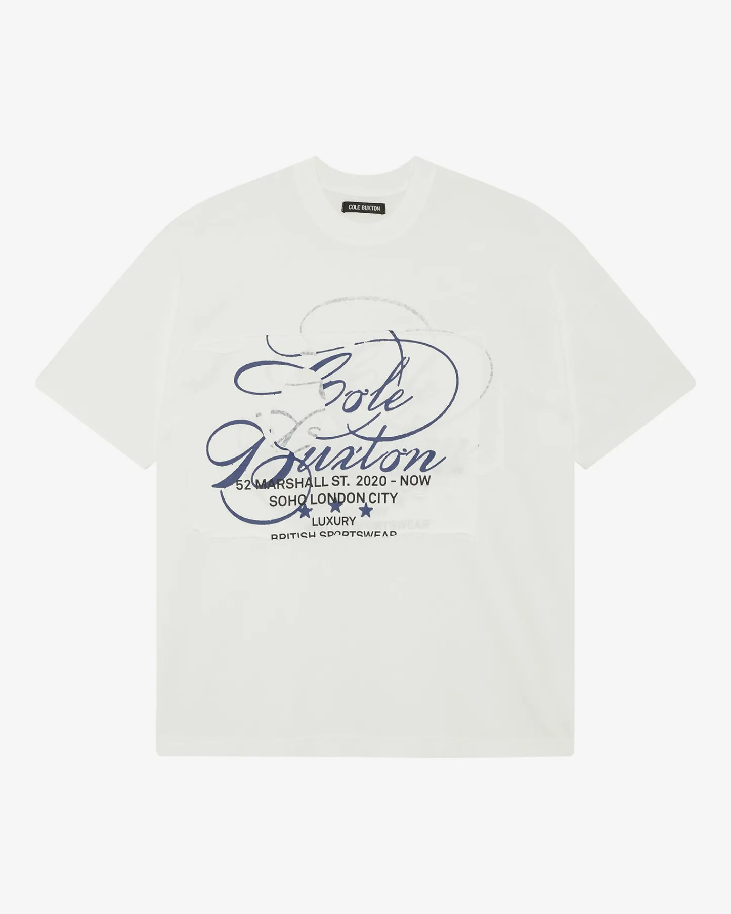 Cole Buxton DISTRESSED POCKET T-SHIRT| T-Shirts