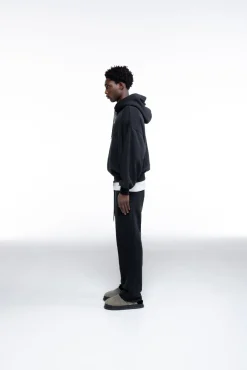 Cole Buxton DISTRESSED ZIPPED HOODIE| Hoodies