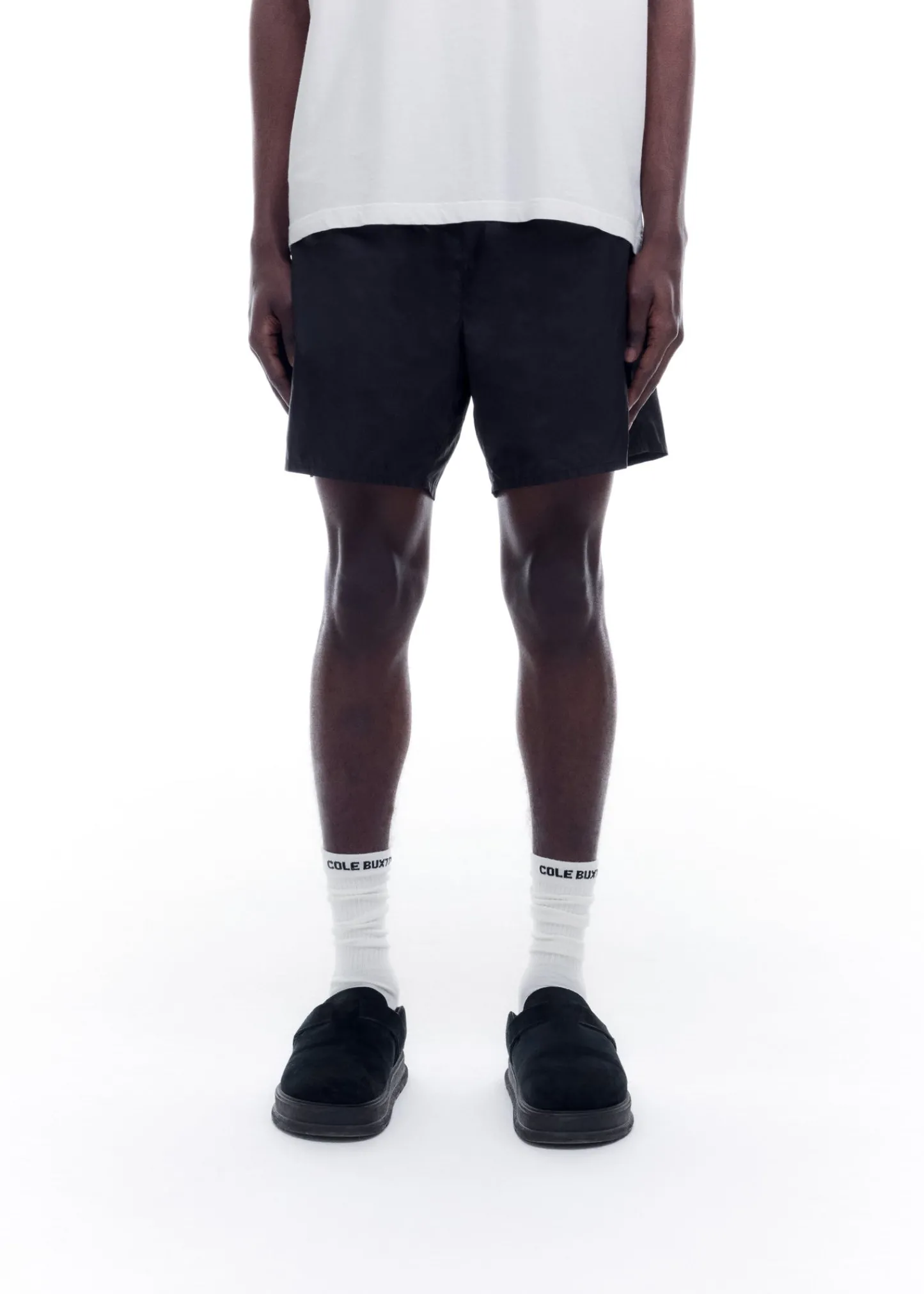 Cole Buxton EMBLEM PATCH SWIM SHORTS| Swimwear