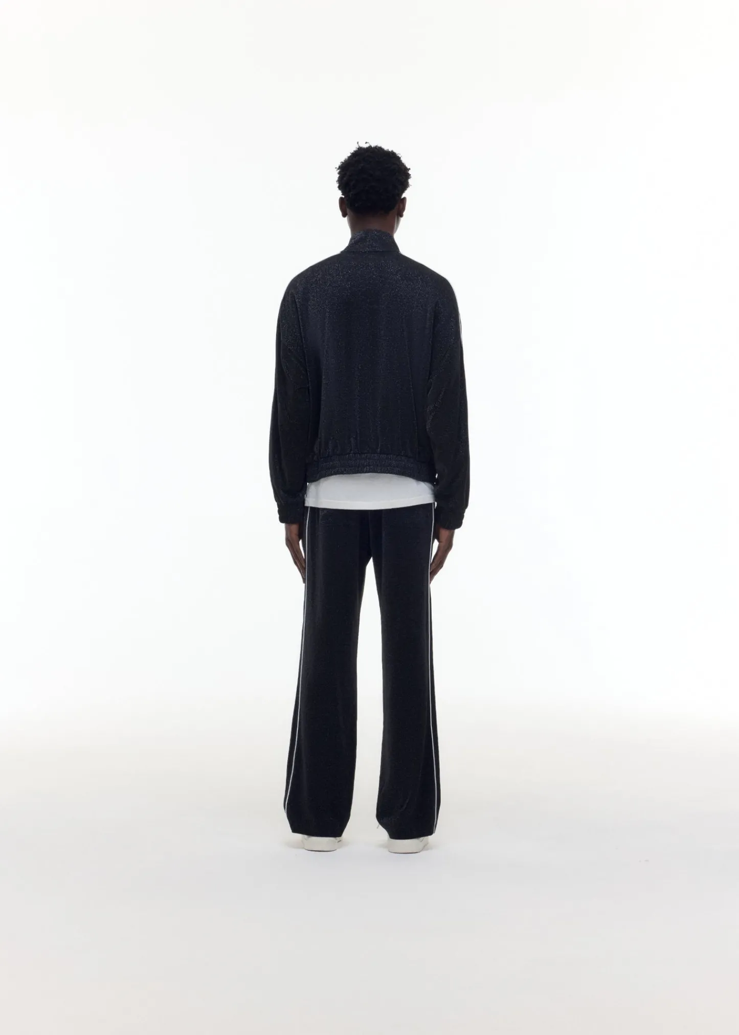 Cole Buxton GLITTER PIPED TRACK JACKET| Outerwear