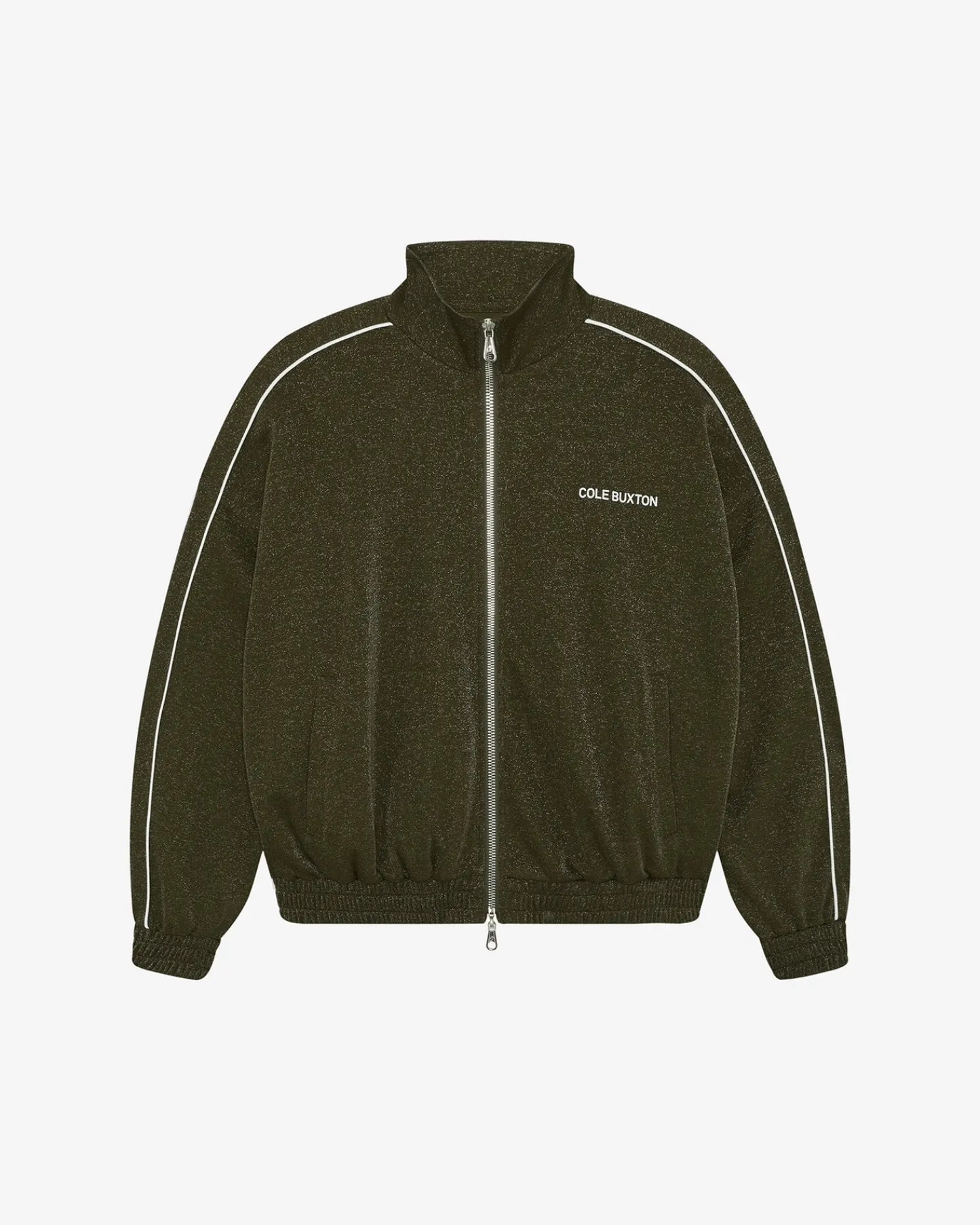 Cole Buxton GLITTER PIPED TRACK JACKET| Outerwear