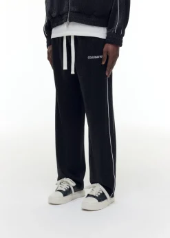 Cole Buxton GLITTER PIPED TRACK PANTS| Pants