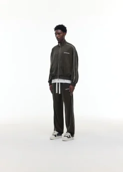 Cole Buxton GLITTER PIPED TRACK PANTS| Pants