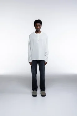 Cole Buxton HENLEY WAFFLE| T-Shirts