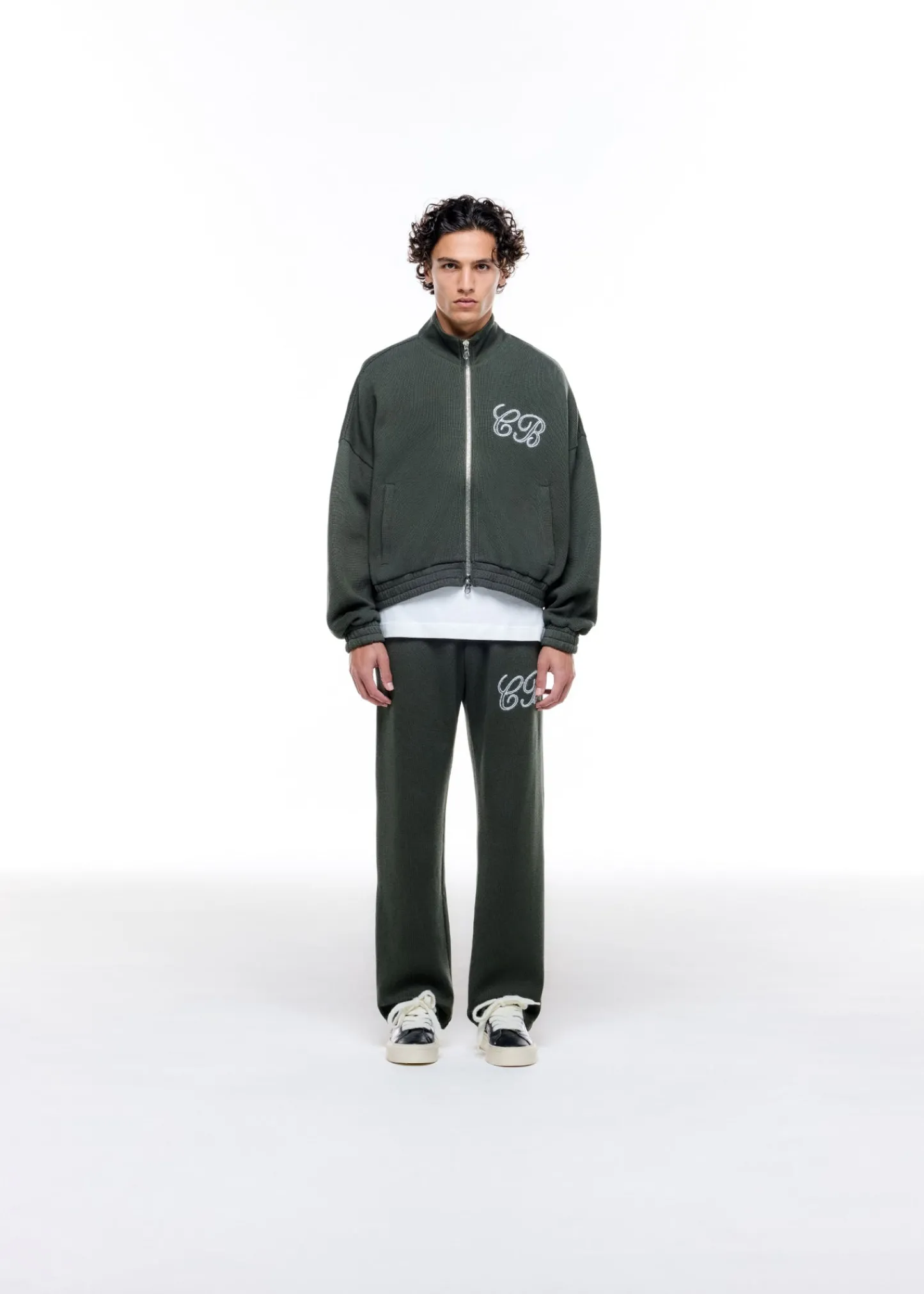 Cole Buxton KNITTED TRACK JACKET| Knitwear
