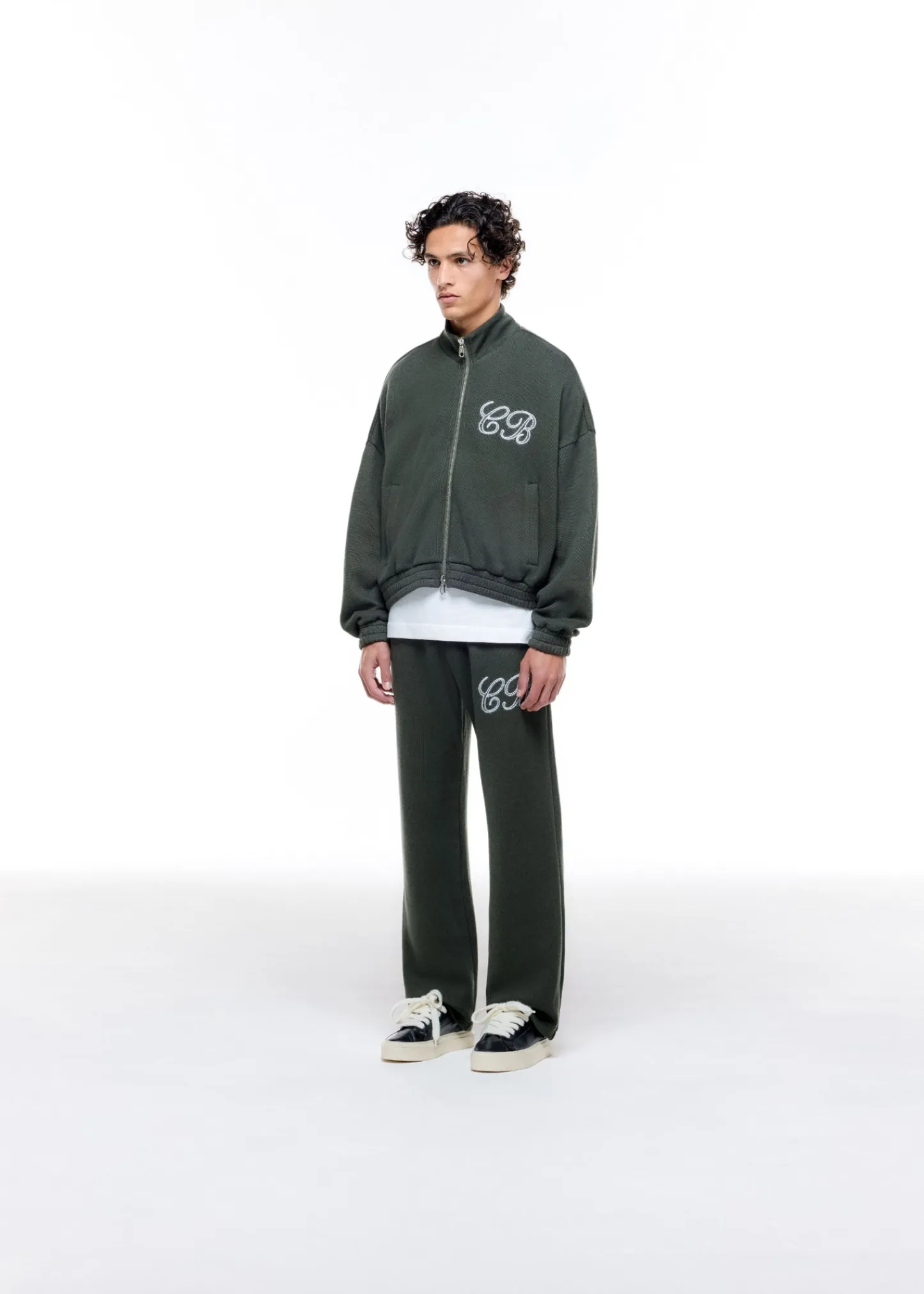 Cole Buxton KNITTED TRACK JACKET| Knitwear