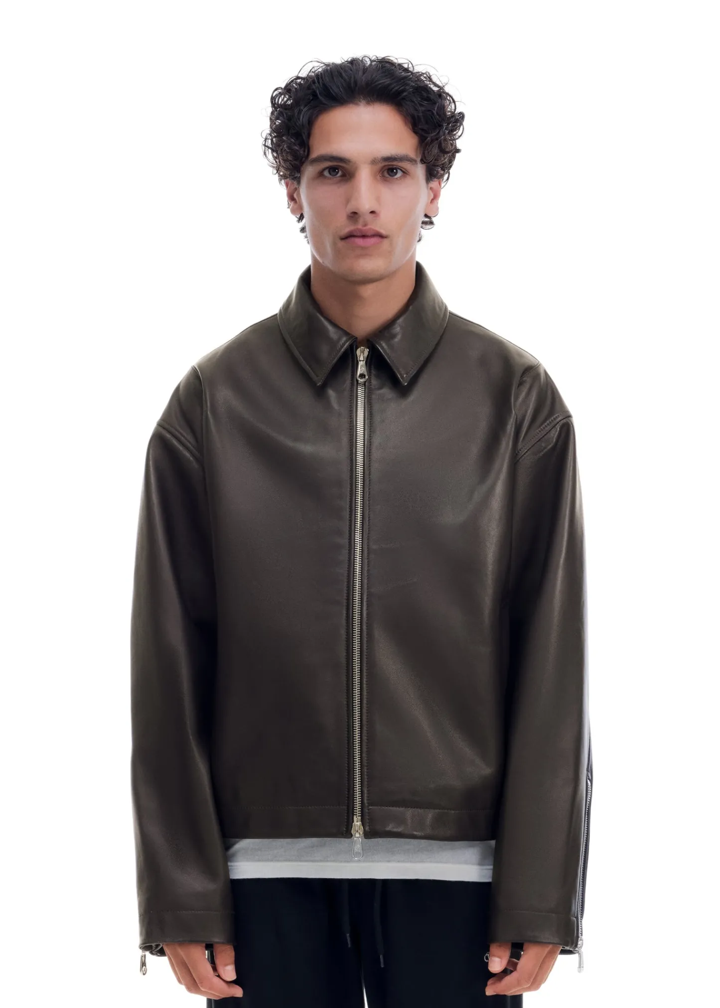 Cole Buxton LIGHT LAMB LEATHER JACKET| Leather|Outerwear