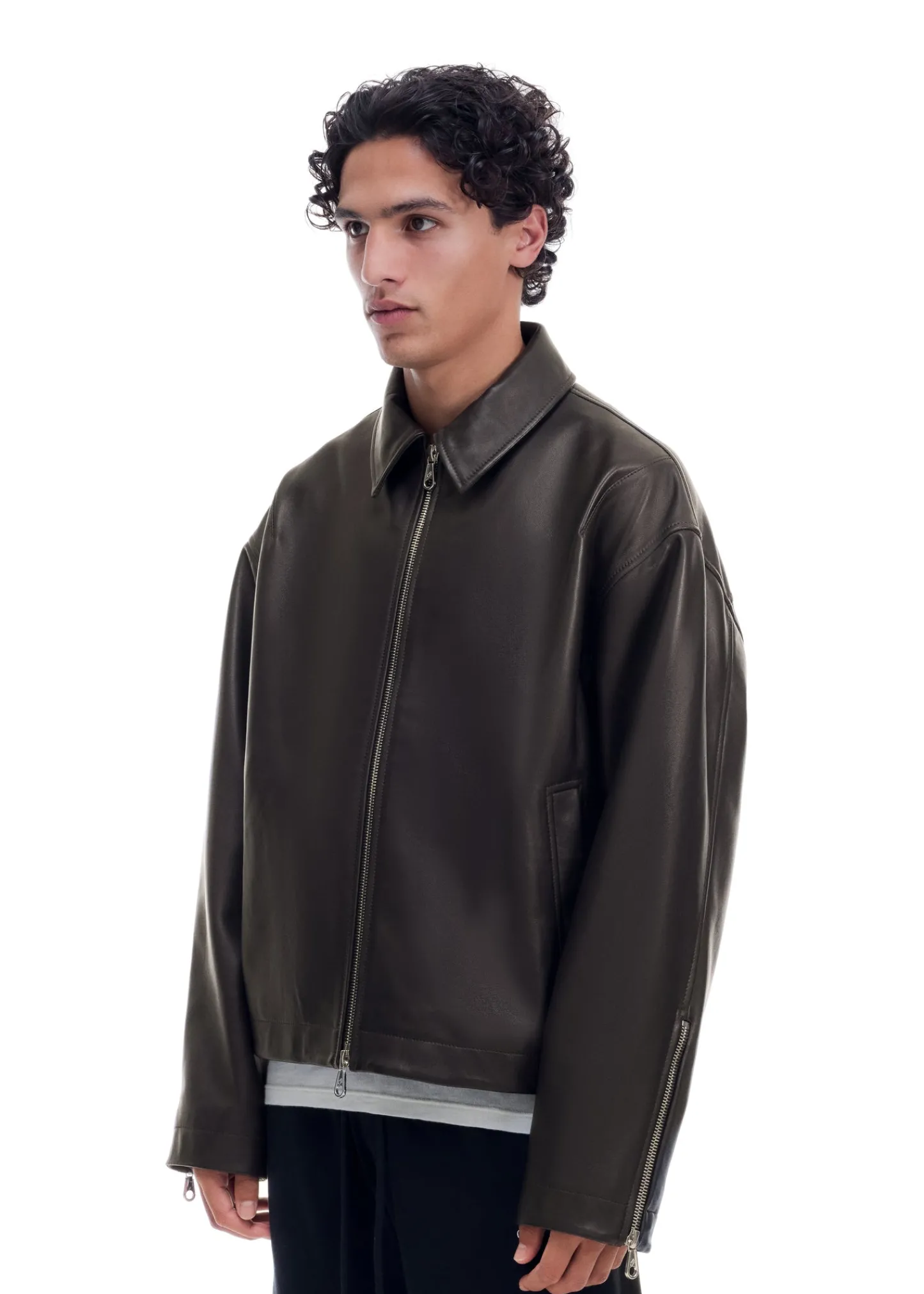 Cole Buxton LIGHT LAMB LEATHER JACKET| Leather|Outerwear