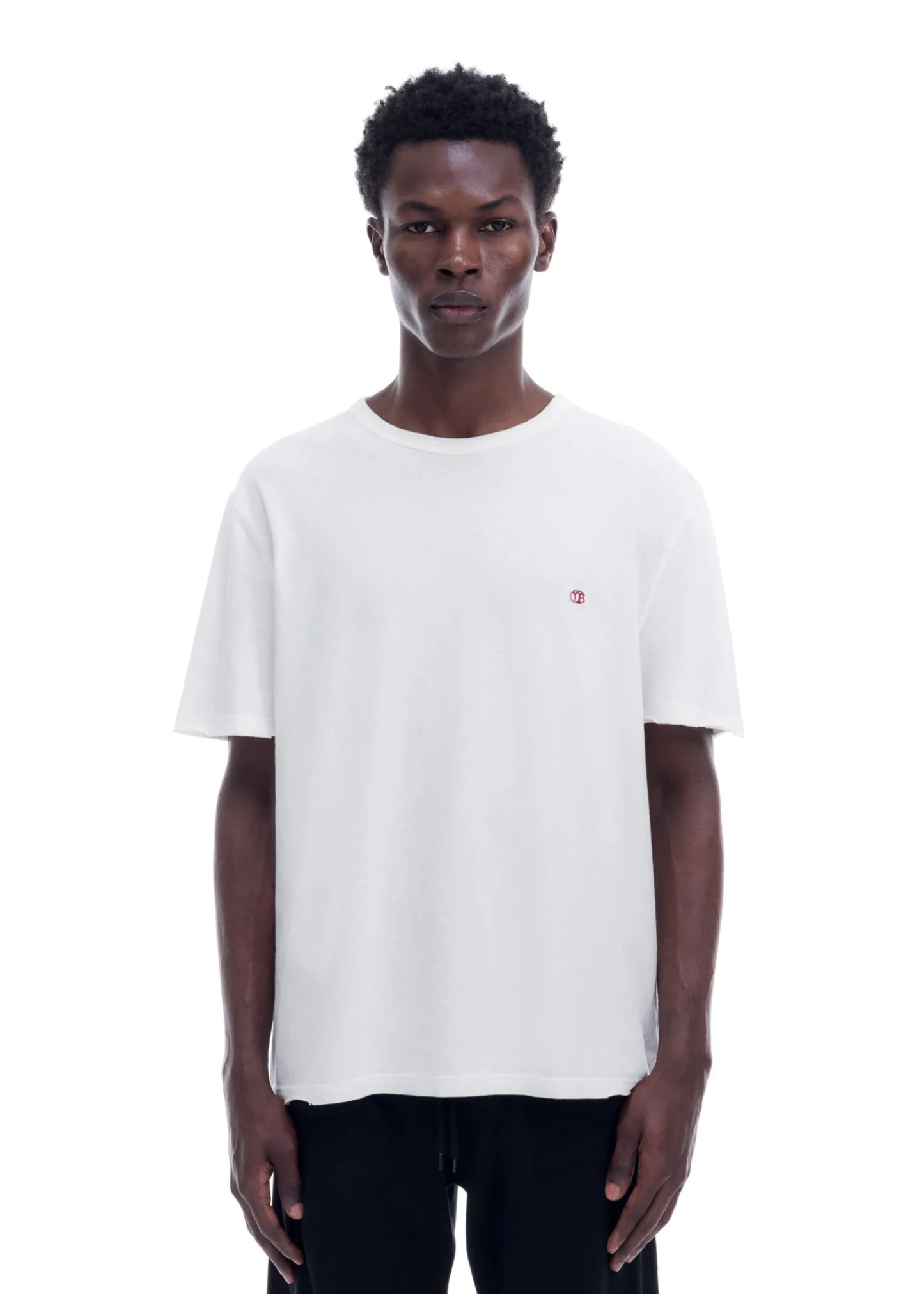 Cole Buxton MINI EMBLEM DISTRESSED COLE T-SHIRT| T-Shirts