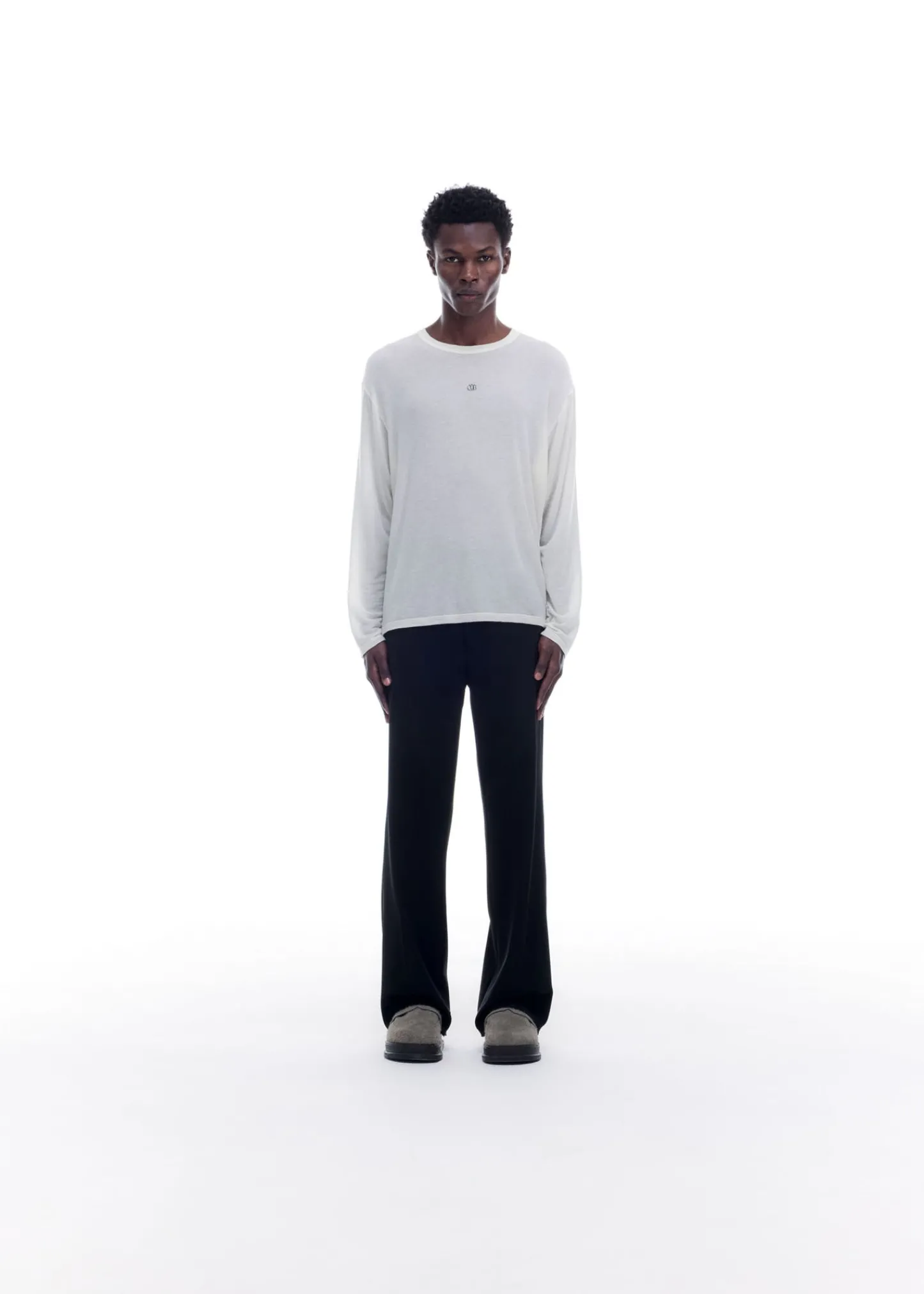 Cole Buxton MINI EMBLEM SHEER LONG SLEEVE| T-Shirts