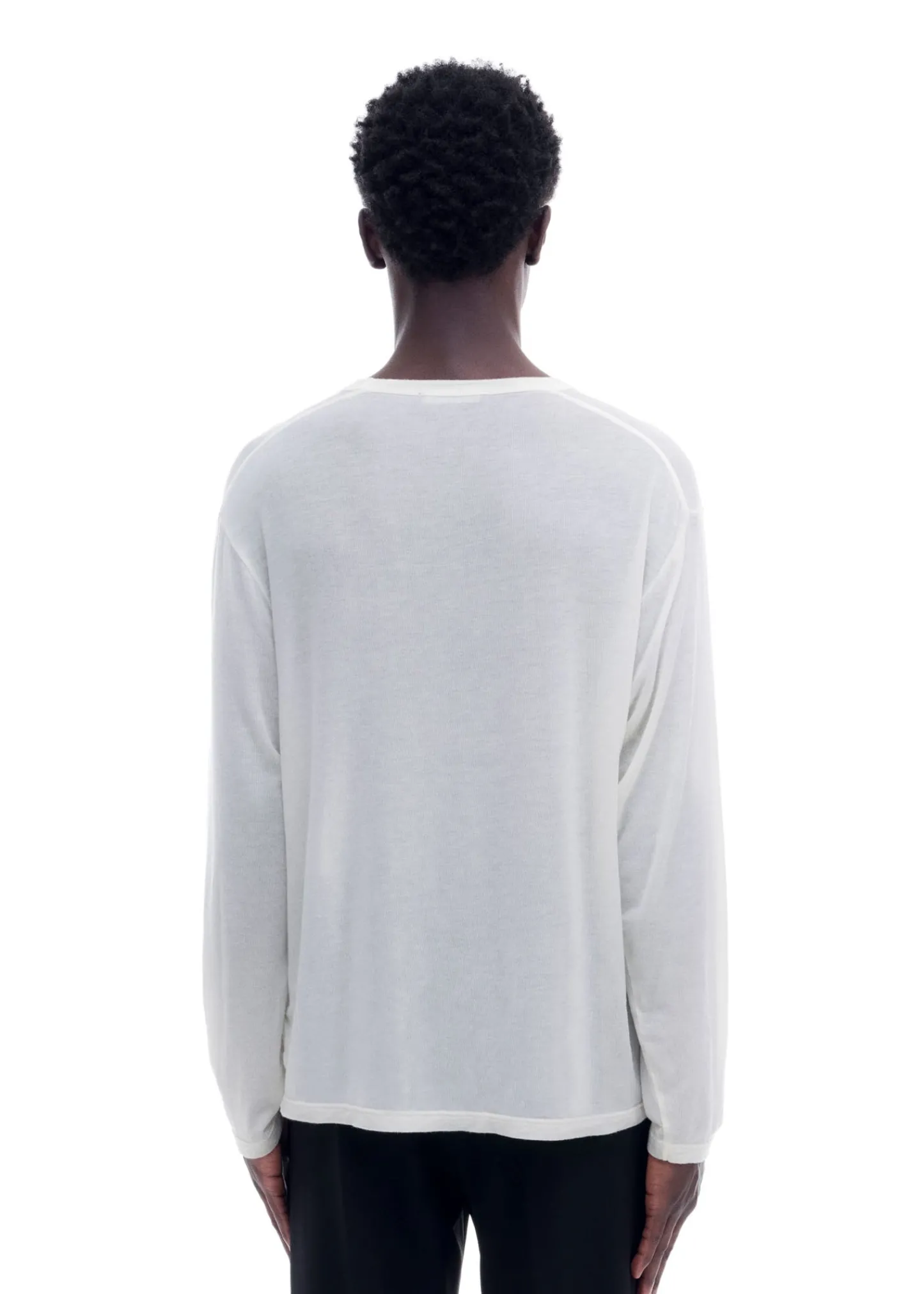 Cole Buxton MINI EMBLEM SHEER LONG SLEEVE| T-Shirts