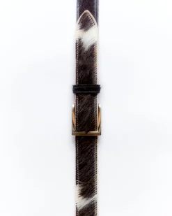 Cole Buxton PONY HAIR BELT| Accessories|Leather