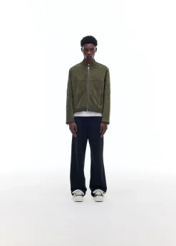 Cole Buxton SUEDE CAFE RACER JACKET| Outerwear|Leather