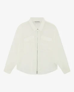 Cole Buxton VISCOSE ZIPPED SHIRT| Shirts