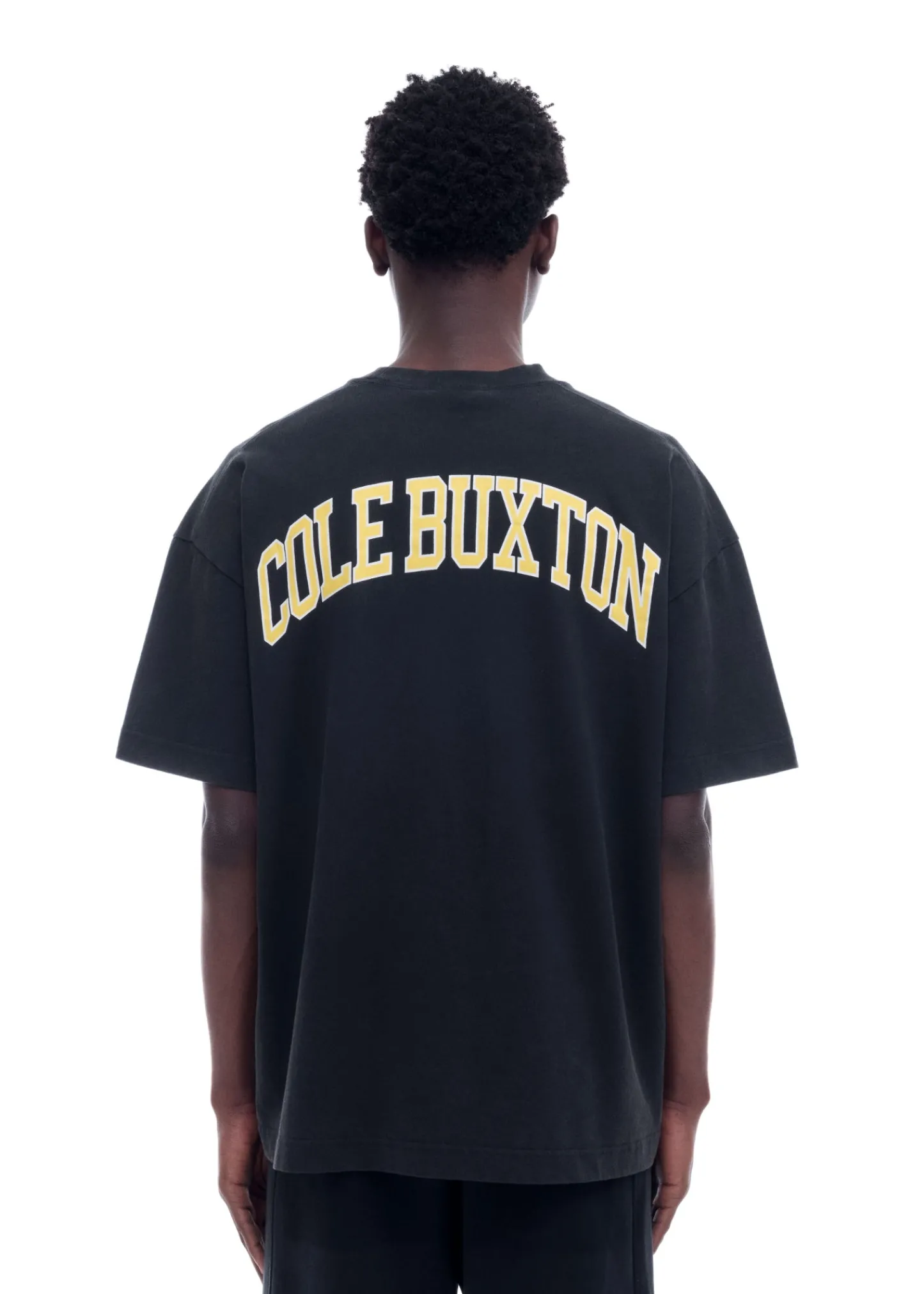 Cole Buxton YELLOW ARC T-SHIRT| T-Shirts